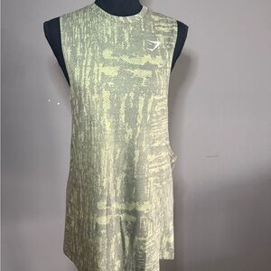 Gymshark Olive Green Athletic Top